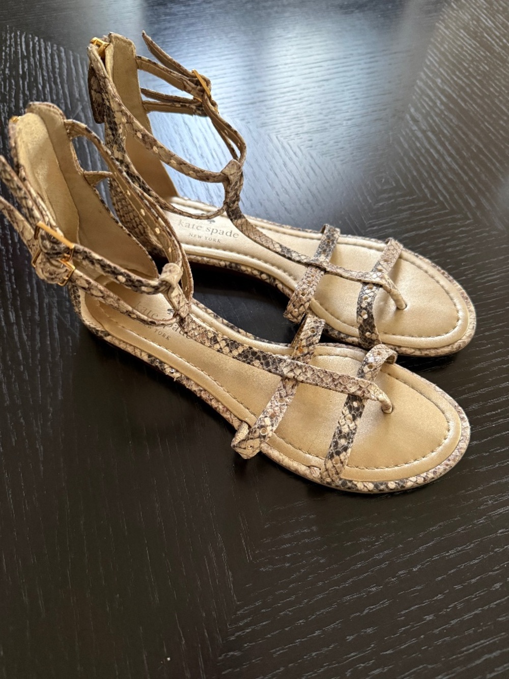 Kate Spade Gladiator Sandals size 8